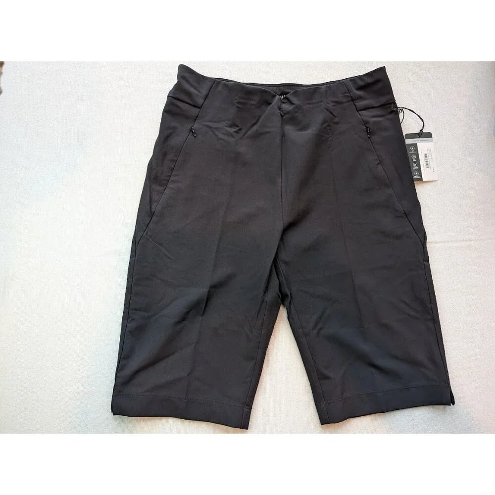 Tail Golf Shorts Womens Size 6  Zip Pockets Black Bermuda 11